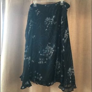 Wear to work long skirt